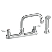 American Standard Monterrey Top Mount Kitchen Faucet With Tubular Spout and Lever Handles 1.5 gpm/5.7 L/min Less Spray - Polished Chrome