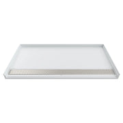 American Standard Townsend 64 x 38-Inch Single Threshold ADA Shower Base With Linear Drain - Soft White