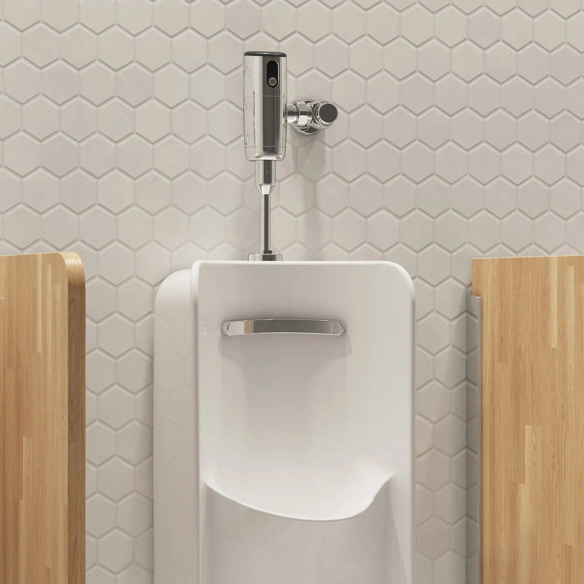 American Standard Greenbrook 0.125 - 0.5 gpf (0.47 - 1.9 Lpf) Back Spud Urinal with EverClean - details