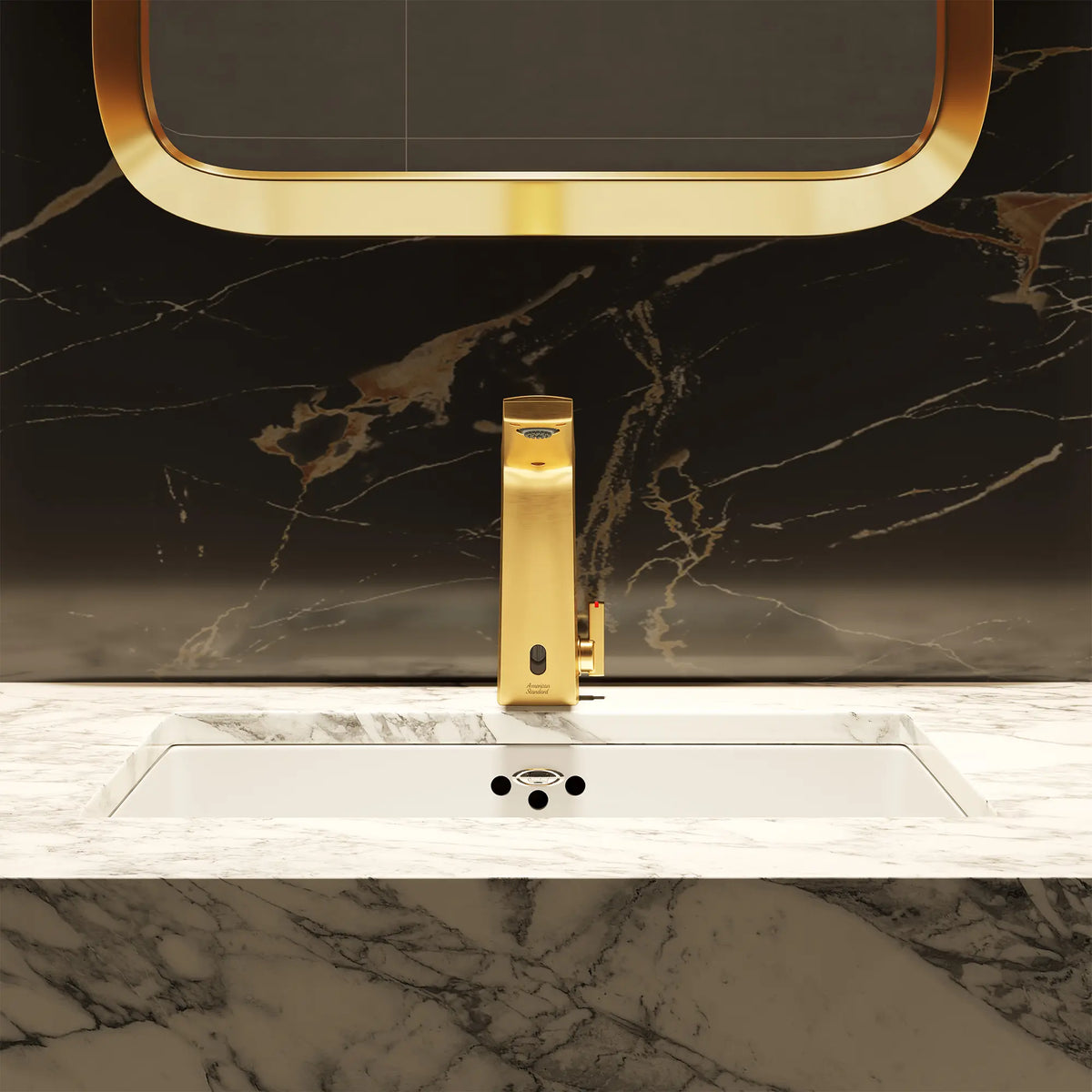American Standard Paradigm Selectronic Touchless Faucet, Base Model With SmarTherm Safety Shut-Off + ADM, 0.5 gpm/1.9 Lpm - details