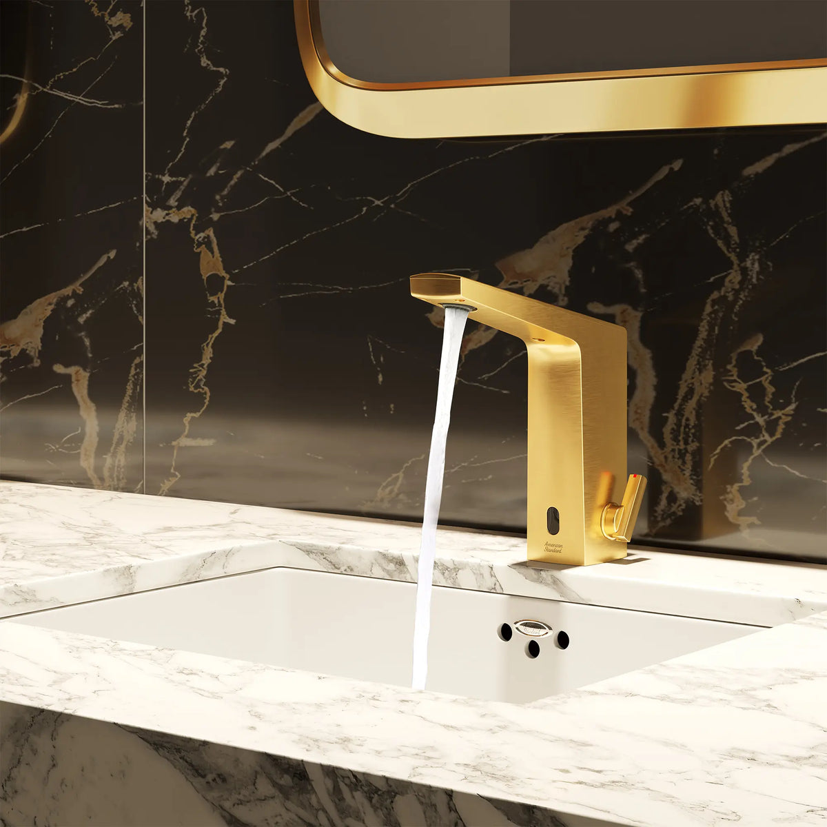 American Standard Paradigm Selectronic Touchless Faucet, Base Model With SmarTherm Safety Shut-Off + ADM, 0.5 gpm/1.9 Lpm - details
