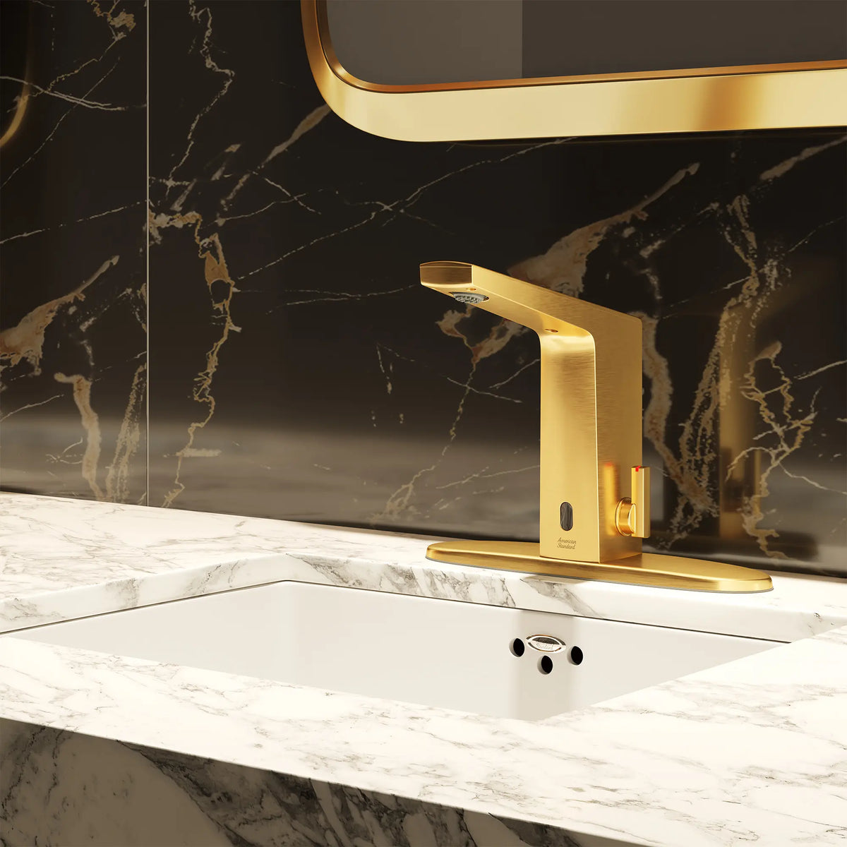 American Standard Paradigm Selectronic Touchless Faucet, Base Model With SmarTherm Safety Shut-Off + ADM, 0.5 gpm/1.9 Lpm - details