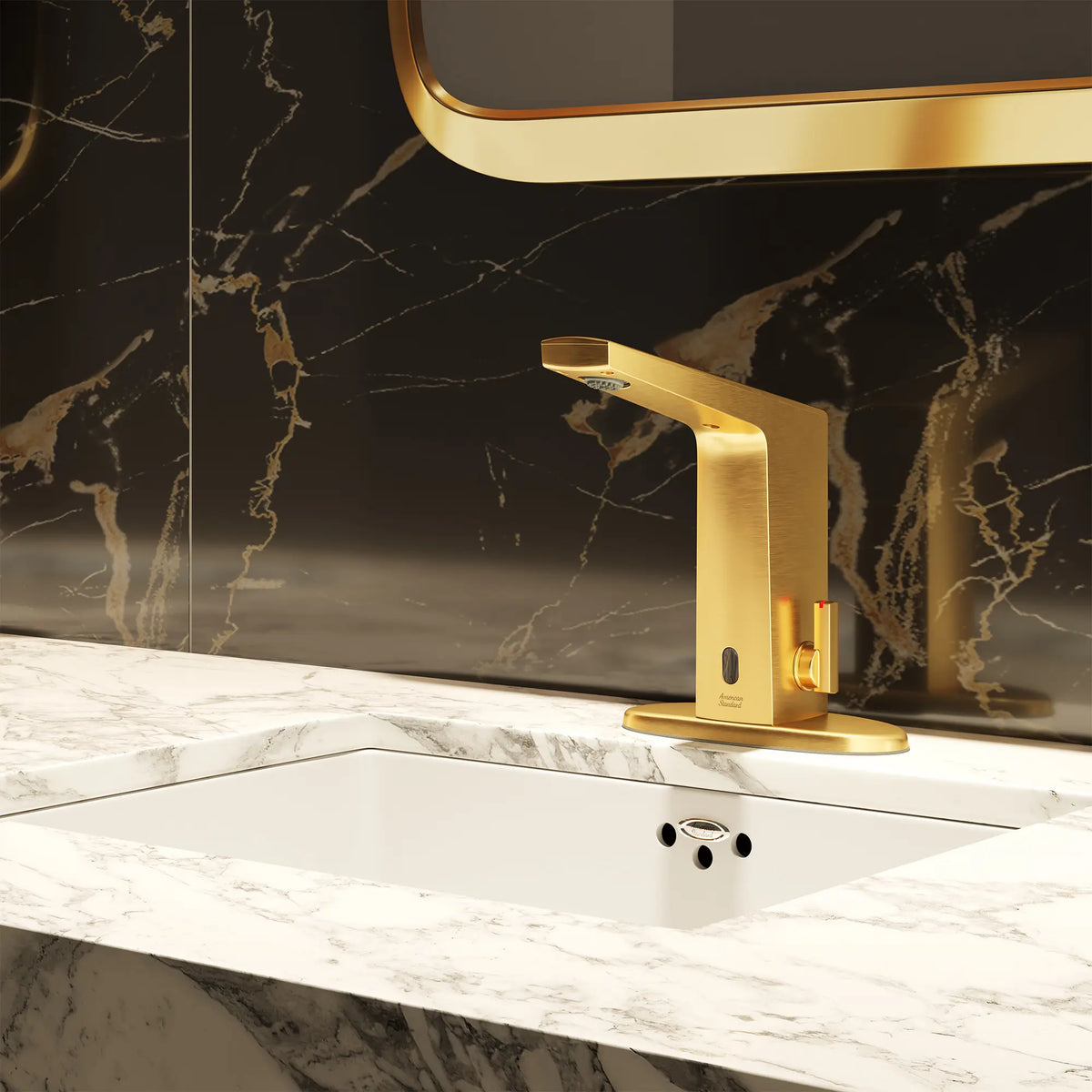 American Standard Paradigm Selectronic Touchless Faucet, Base Model With SmarTherm Safety Shut-Off + ADM, 0.5 gpm/1.9 Lpm - details