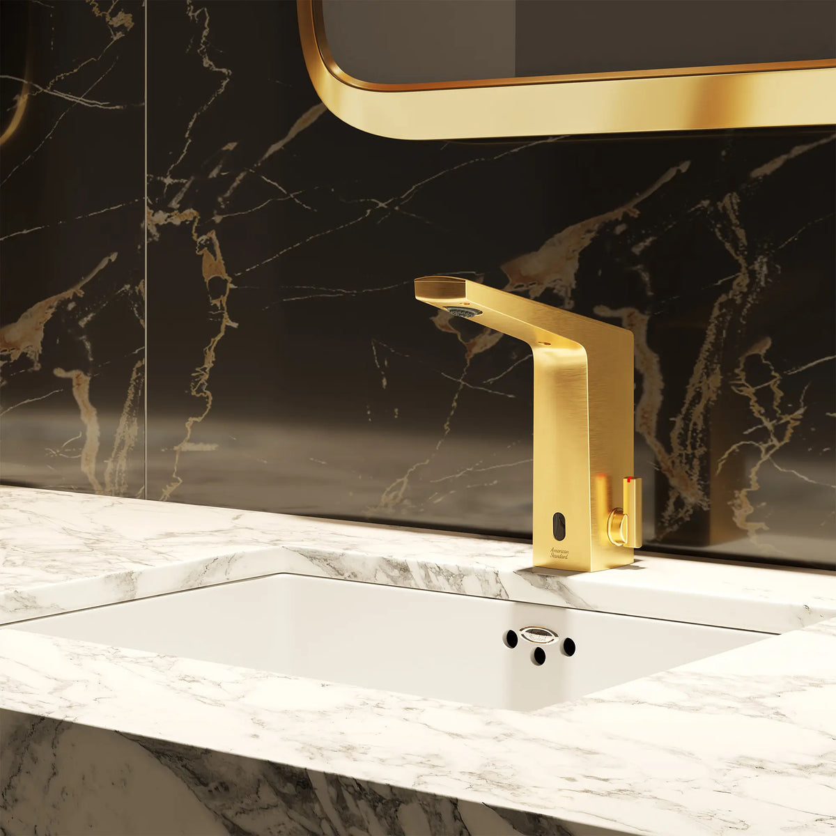 American Standard Paradigm Selectronic Touchless Faucet, Base Model With SmarTherm Safety Shut-Off + ADM, 0.5 gpm/1.9 Lpm - details