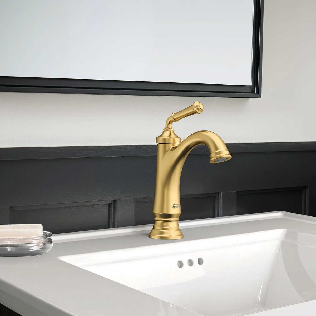 American Standard Delancey Single Hole Single-Handle Bathroom Faucet 1.2 gpm/4.5 L/min With Lever Handle - details