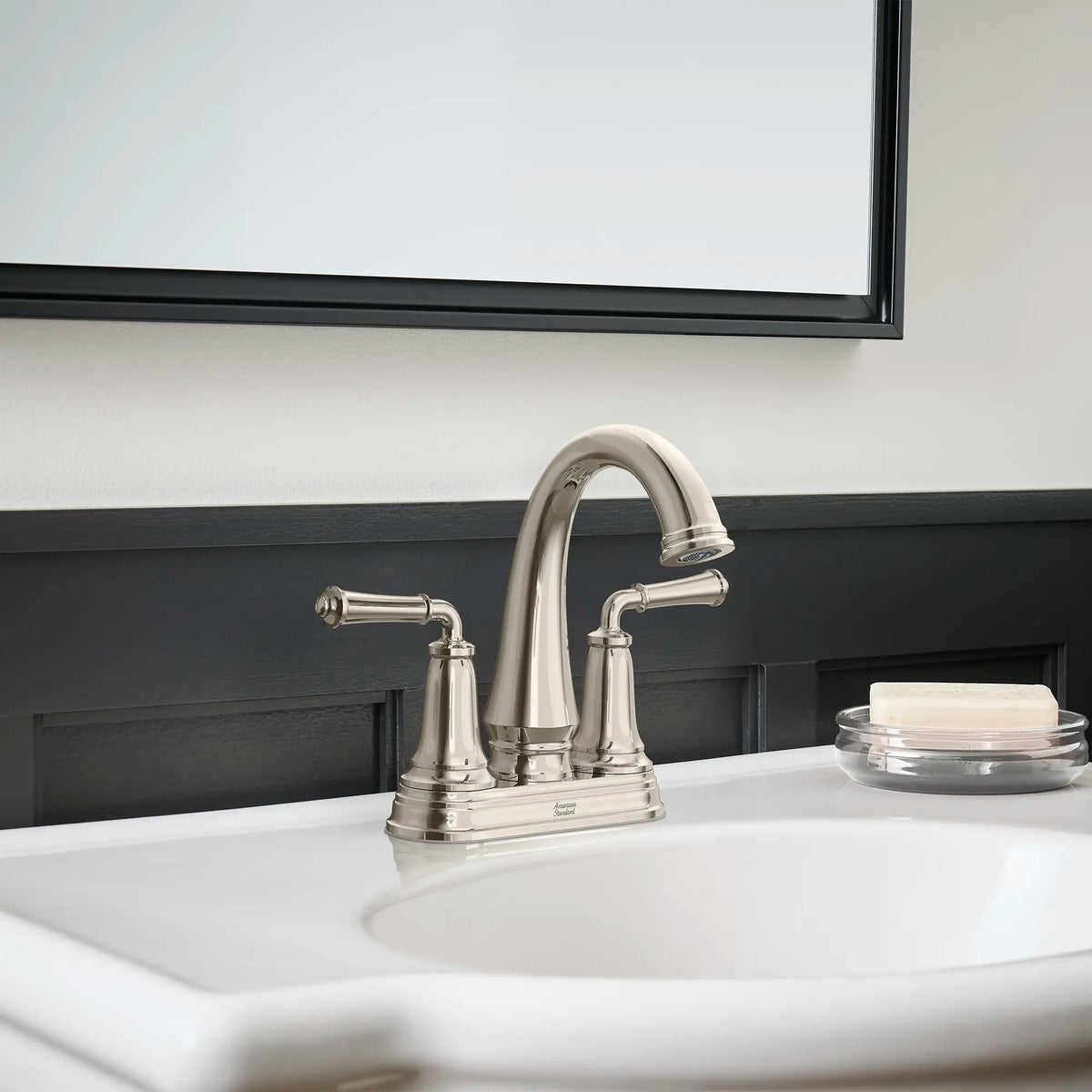 American Standard Delancey 4-Inch Centerset 2-Handle Bathroom Faucet 1.2gpm/4.5 L/min With Lever Handles - product view