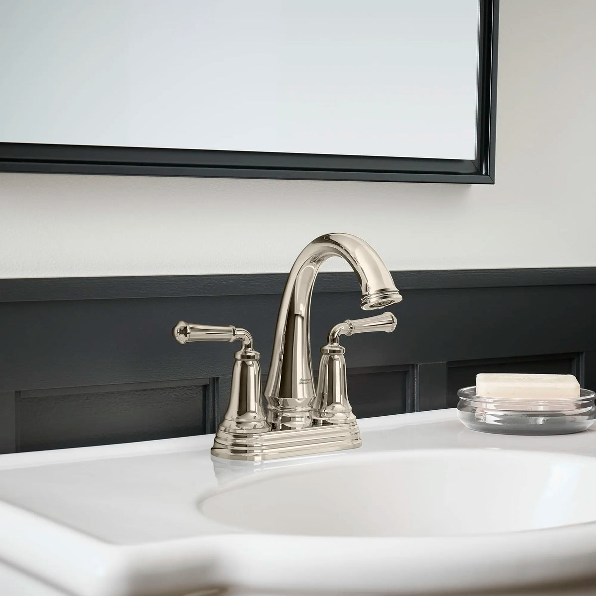 American Standard Delancey 4-Inch Centerset 2-Handle Bathroom Faucet 1.2gpm/4.5 L/min With Lever Handles - details
