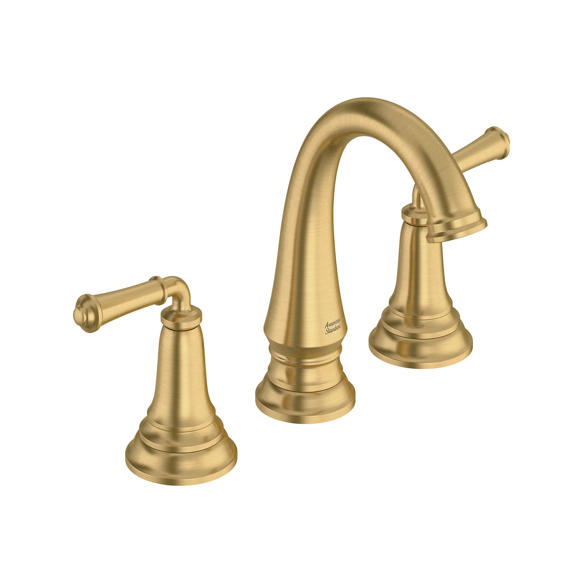American Standard Delancey 8-Inch Widespread 2-Handle Bathroom Faucet 1.2 gpm/4.5 L/min With Lever Handles - Brushed Cool Sunrise