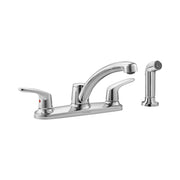 American Standard Colony PRO 2-Handle Kitchen Faucet 1.5 gpm/5.7 L/min With Side Spray - Polished Chrome