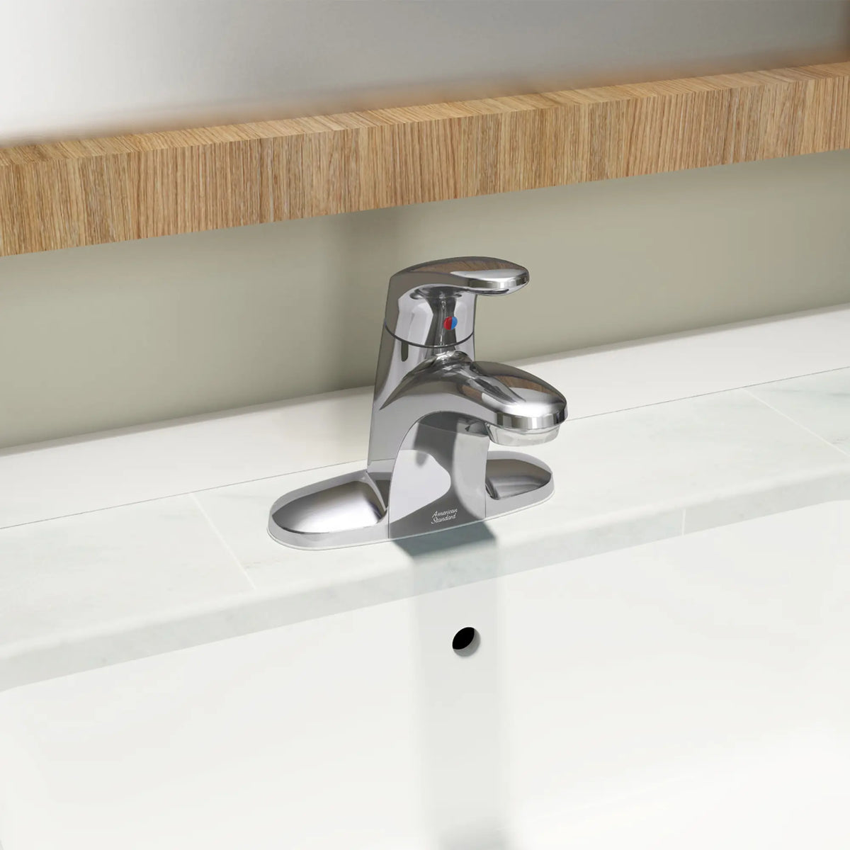 American Standard Colony PRO 4-Inch Centerset Single-Handle Bathroom Faucet 1.2 gpm/4.5 L/min With Lever Handle - details