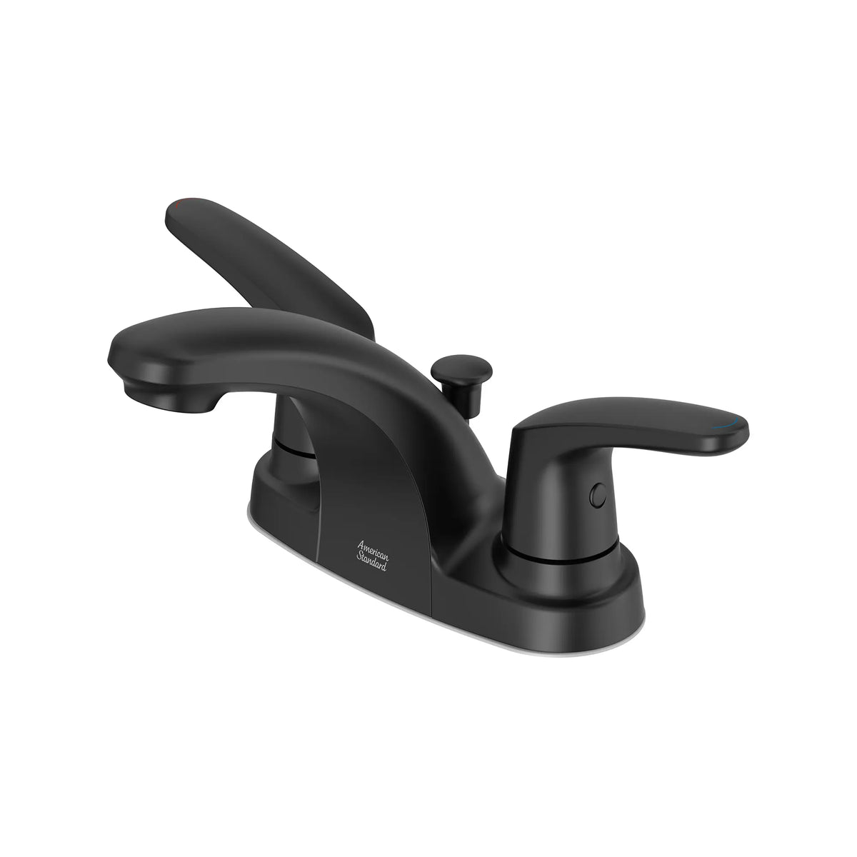 American Standard Colony PRO 4-Inch Centerset 2-Handle Bathroom Faucet 1.2 gpm/4.5 Lpm Less Drain, With Lever Handles - details