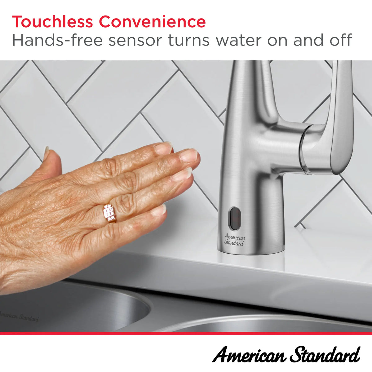 American Standard Colony PRO Touchless Single-Handle Pull-Down Dual Spray Kitchen Faucet 1.5 gpm/5.7 L/min - details