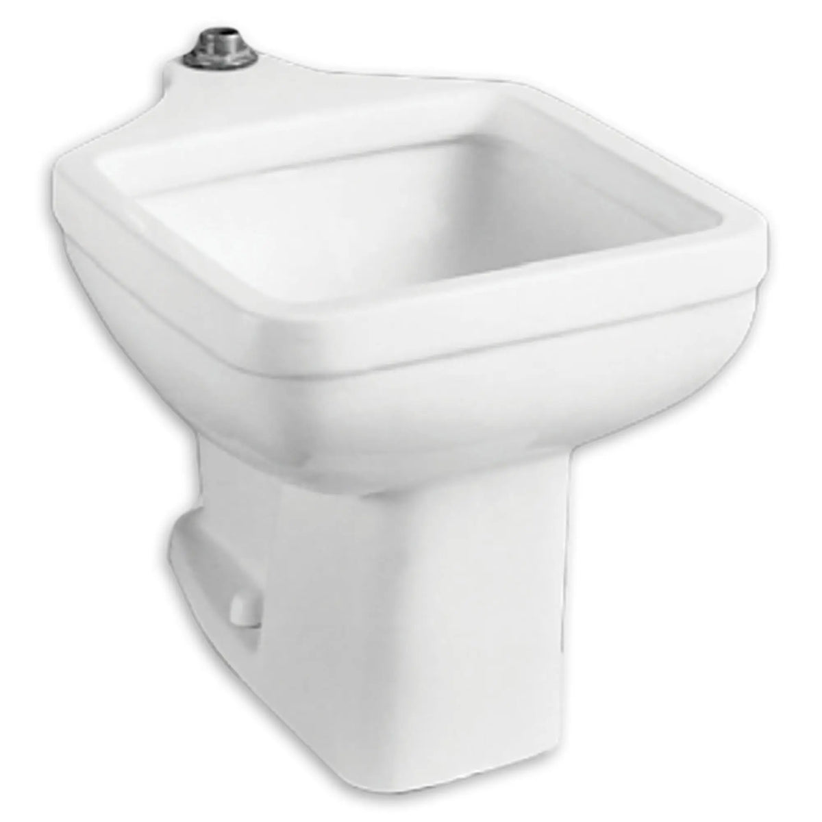 American Standard Terrazzo Pedestal Base for Clinic Service Sink, Black on White Finish - Black On White