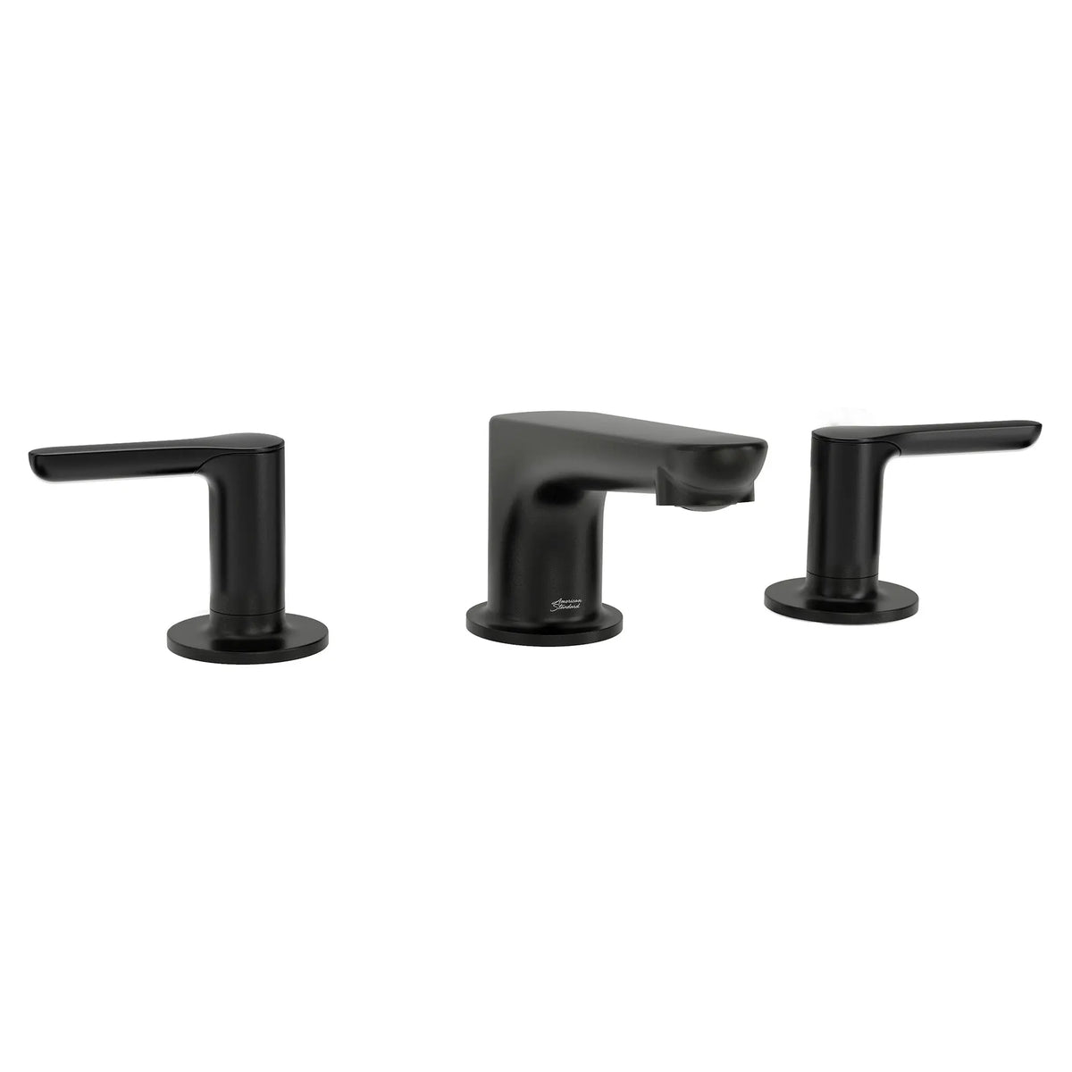 American Standard Studio S Widespread Low Spout Lever Handles 1.2 gpm/4.5 L/min With Lever Handles 7105857 - Matte Black