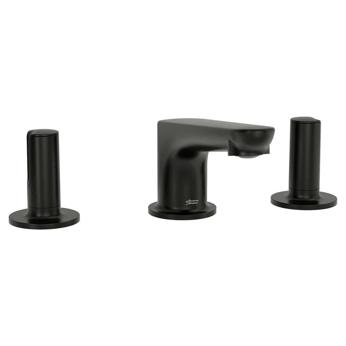 American Standard Studio S Widespread Low Spout Knob Handles 1.2 gpm/4.5 L/min With Knob Handles 7105877 - Matte Black
