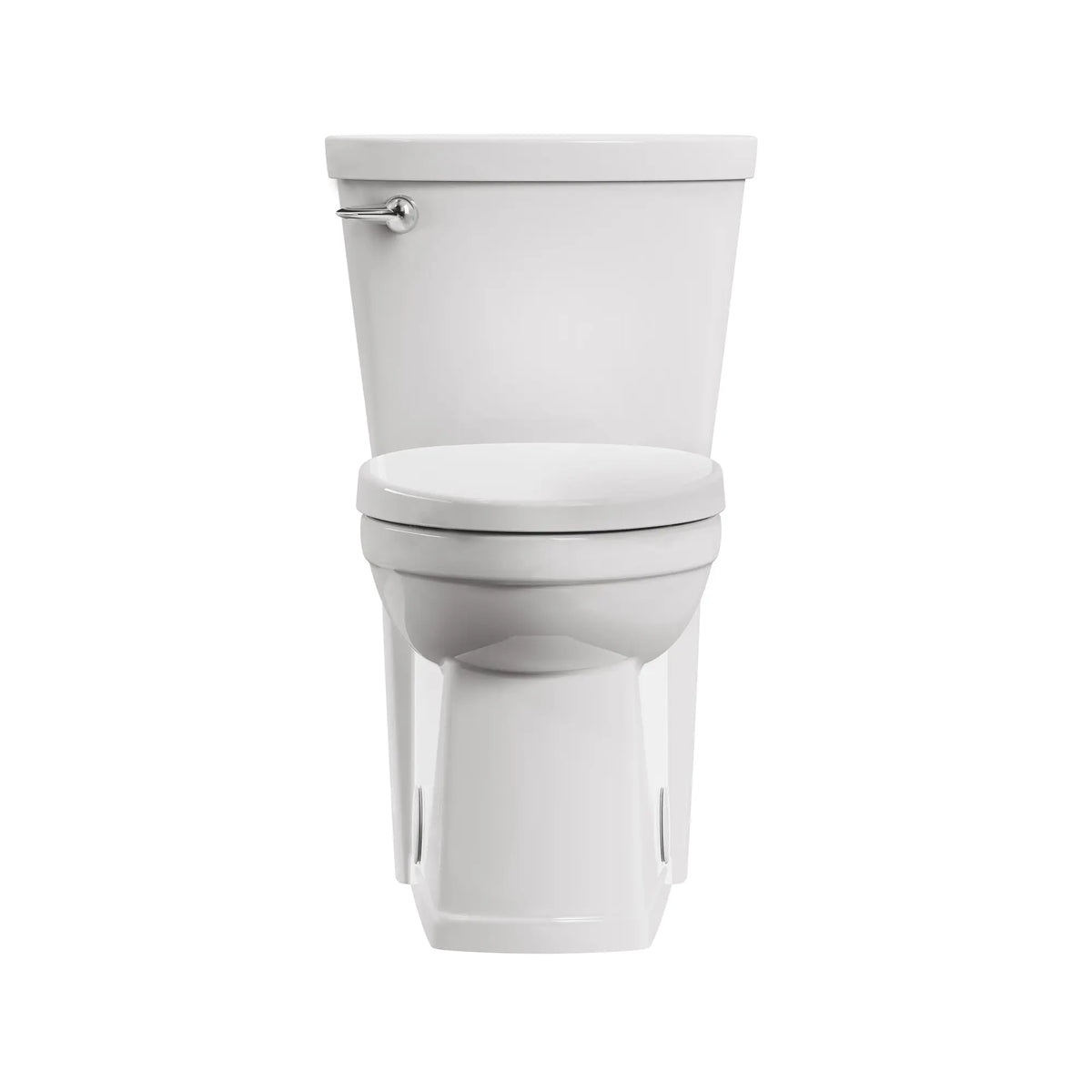 American Standard Décor Two-Piece 1.28 gpf/4.8 Lpf Chair Height Elongated Complete Toilet With Seat - details