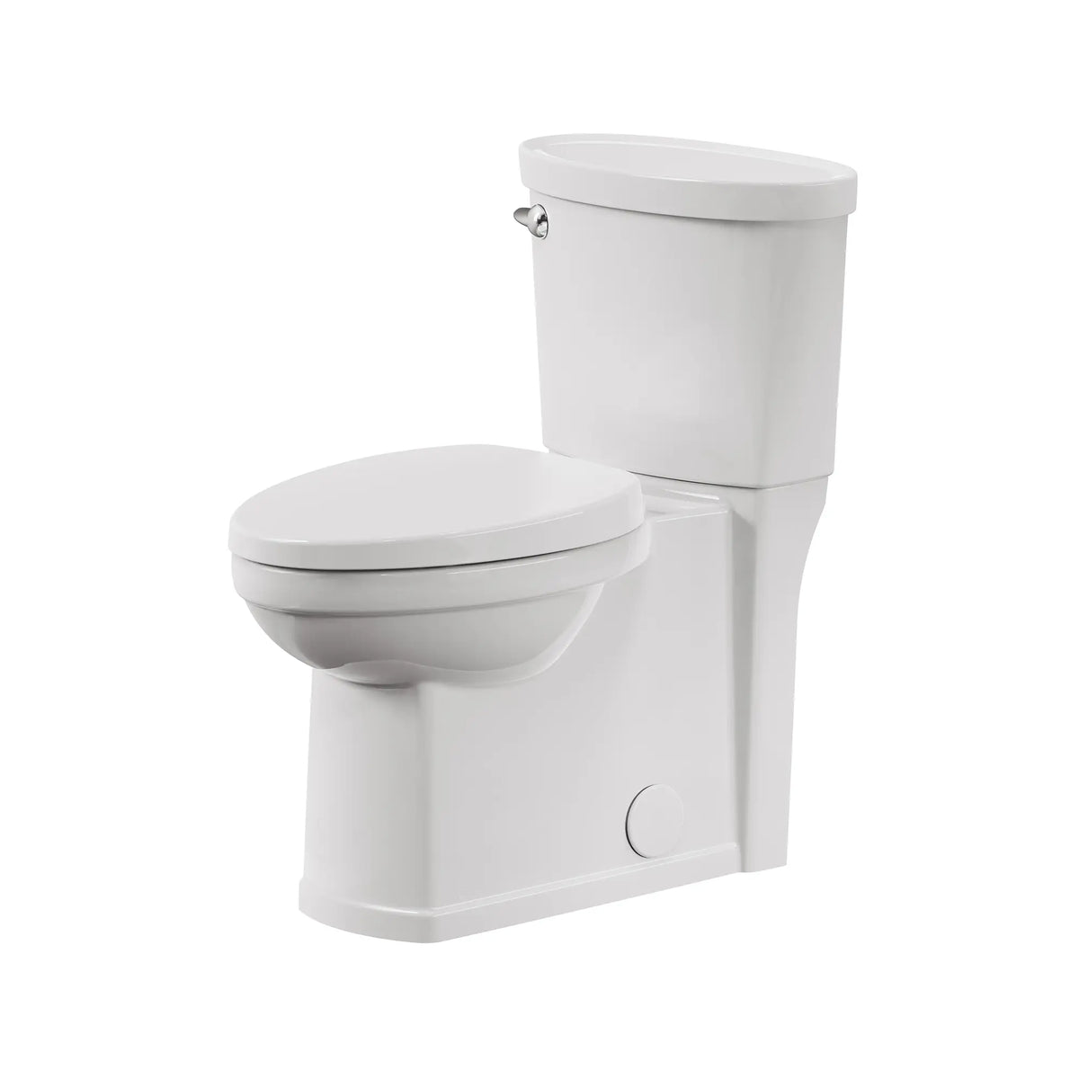 American Standard Décor Two-Piece 1.28 gpf/4.8 Lpf Chair Height Elongated Complete Toilet With Seat - details