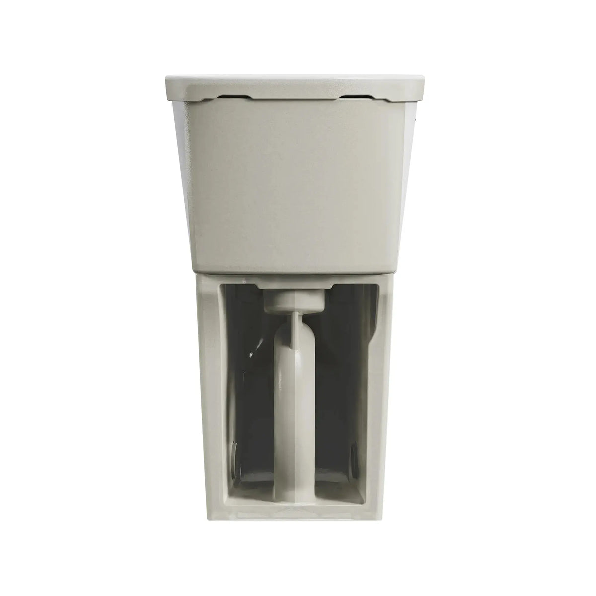 American Standard Décor Two-Piece 1.28 gpf/4.8 Lpf Chair Height Elongated Complete Toilet With Seat - details