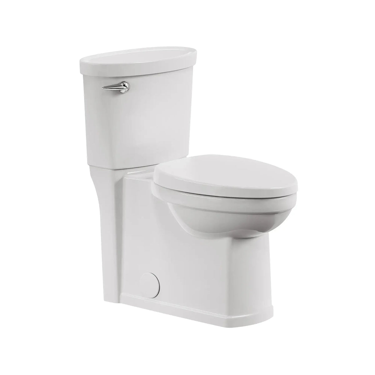 American Standard Décor Two-Piece 1.28 gpf/4.8 Lpf Chair Height Elongated Complete Toilet With Seat - details