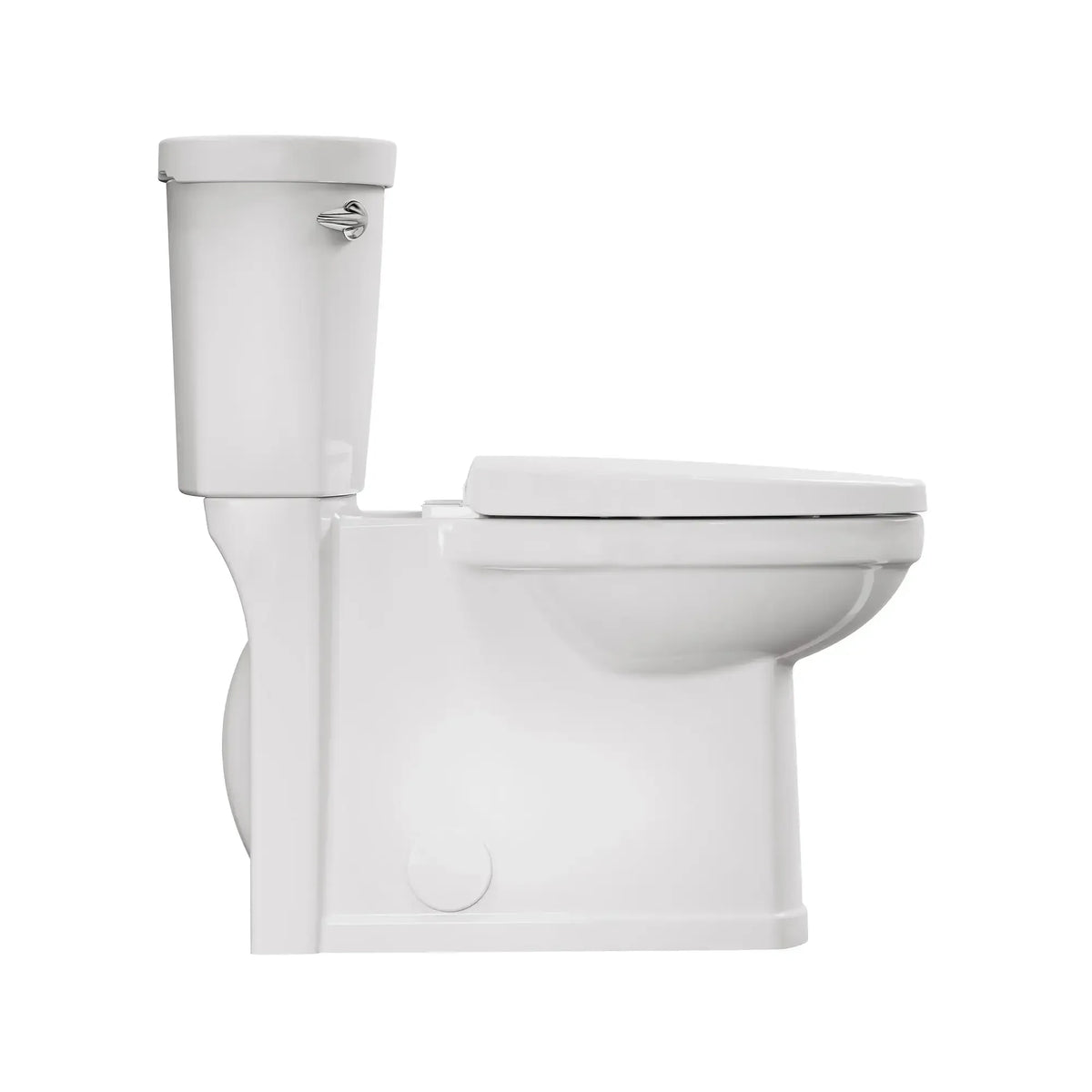 American Standard Décor Two-Piece 1.28 gpf/4.8 Lpf Chair Height Elongated Complete Toilet With Seat - details