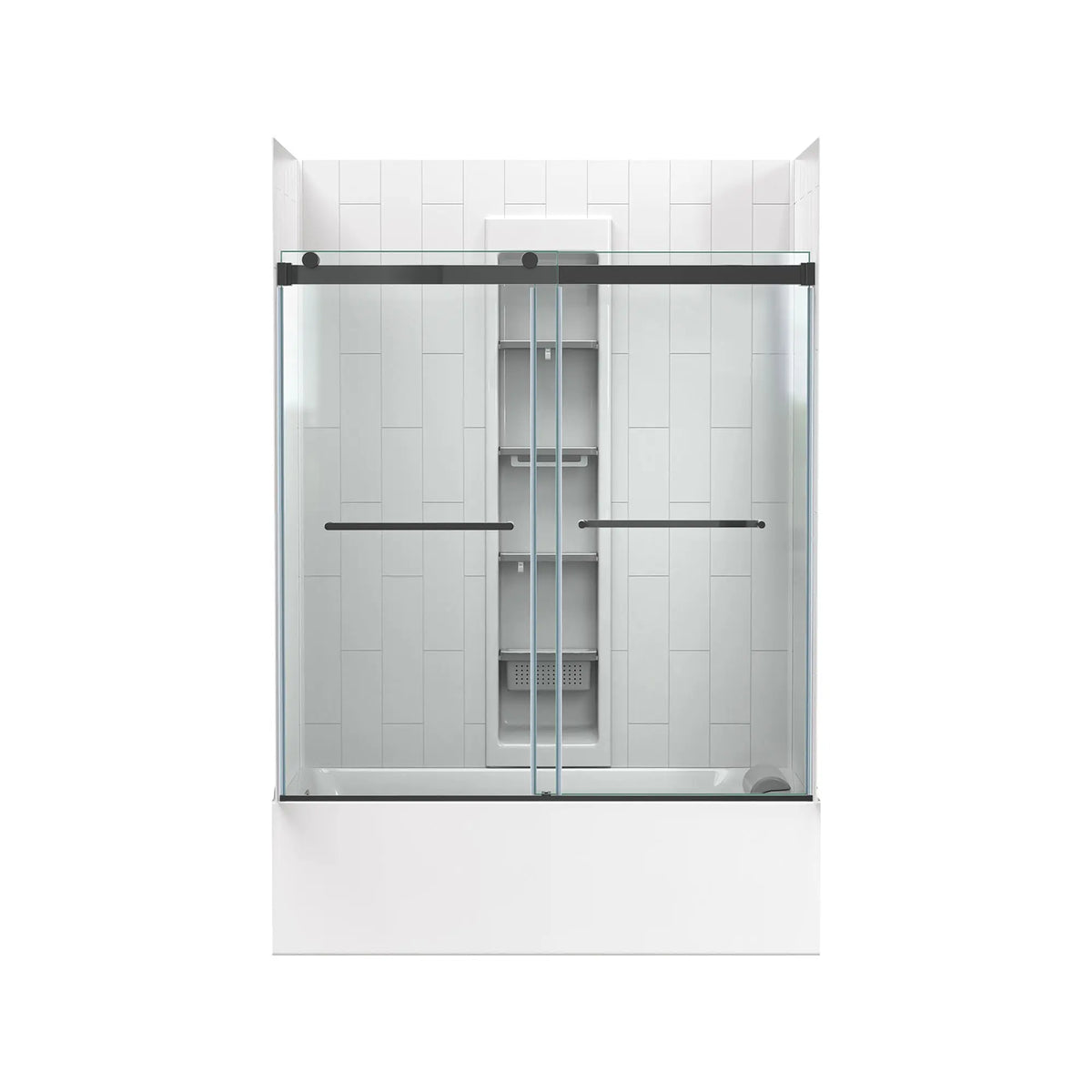 American Standard Aspirations 15 x 65-Inch In-Wall Customizable Shelving Unit 7192000 - White