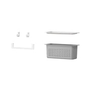 American Standard Aspirations Customizable Shelving 5-Piece Accessories Kit 7194000 - White