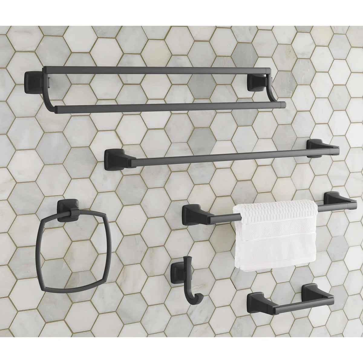 American Standard Townsend 18-Inch Towel Bar 7353018 - details