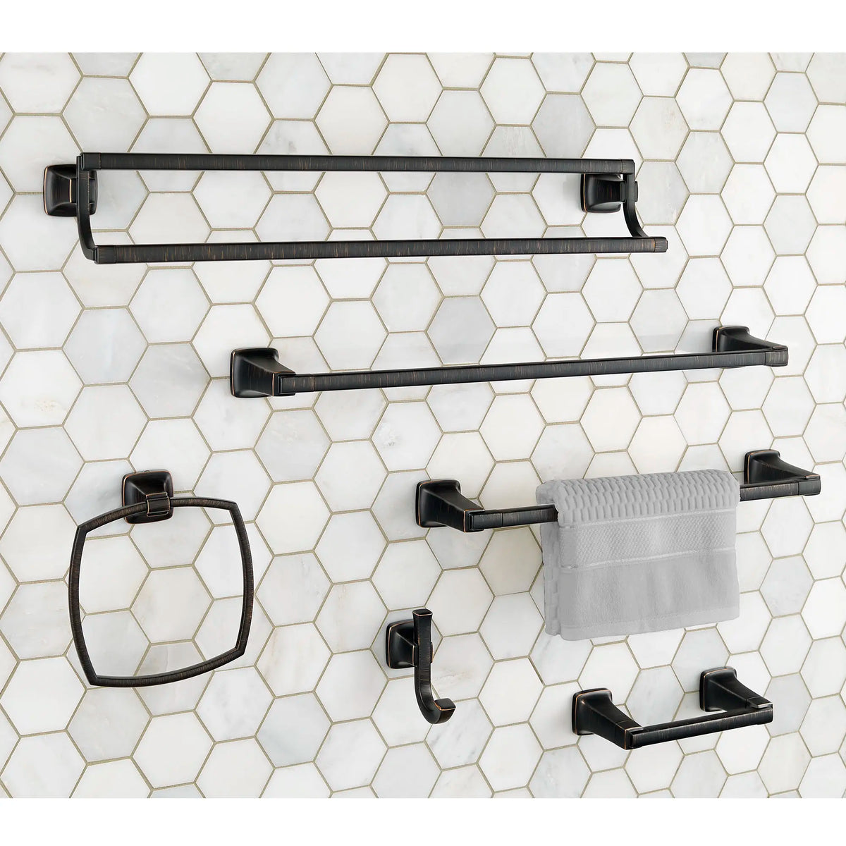 American Standard Townsend Towel Ring 7353190 - details