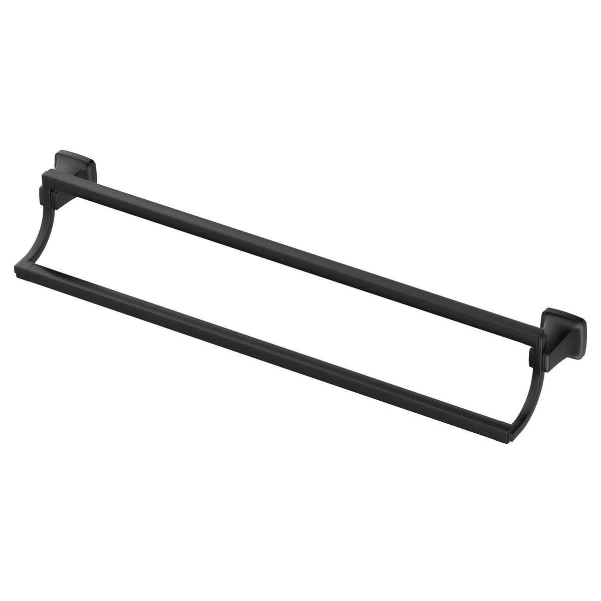 American Standard Townsend 24-Inch Double Towel Bar - Matte Black