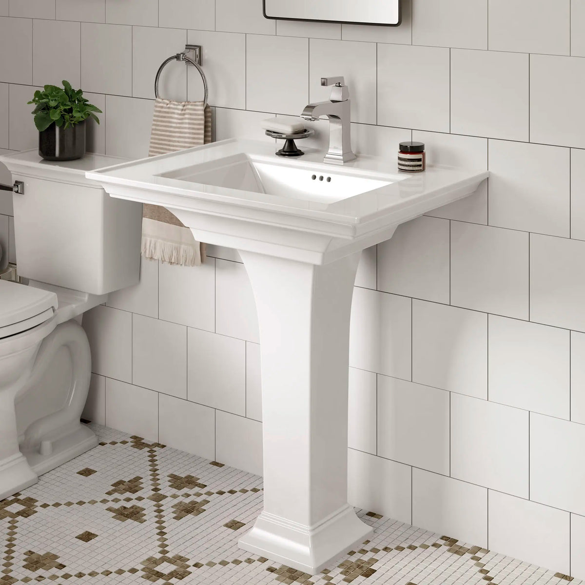 American Standard Town Square S Single Hole Single-Handle Bathroom Faucet 1.2 gpm/4.5 L/min With Lever Handle - details