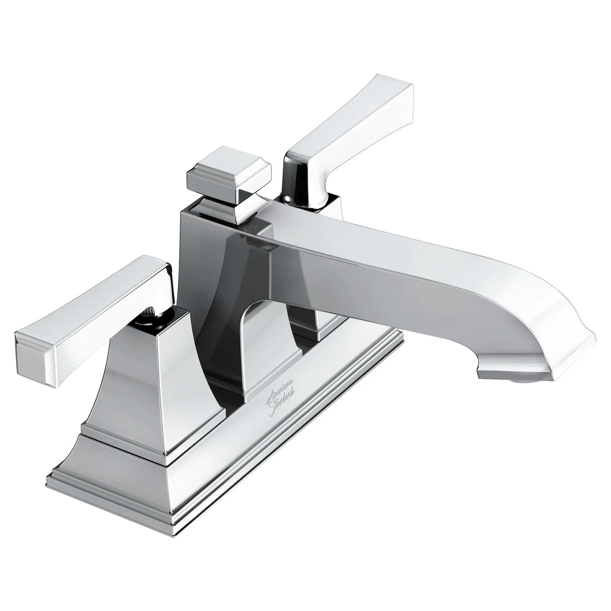 American Standard Town Square S 4-Inch Centerset 2-Handle Bathroom Faucet 1.2 gpm/4.5 L/min With Lever Handles - Polished Chrome
