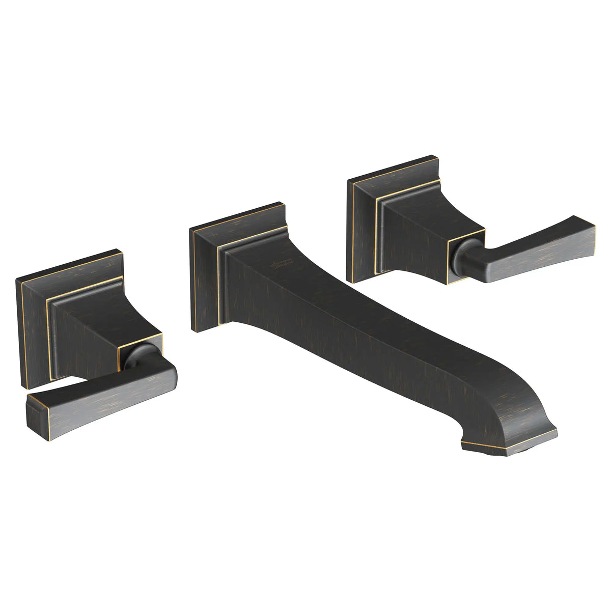 American Standard Town Square S 2-Handle Wall Mount Faucet 1.2 gpm/4.5 L/min With Lever Handles - details