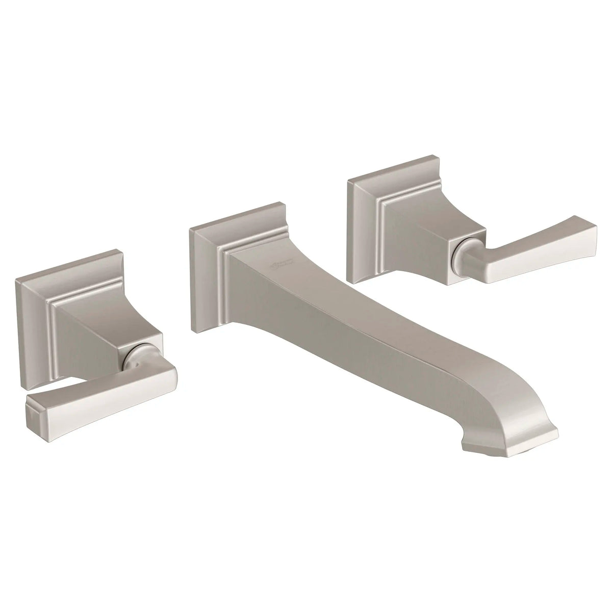 American Standard Town Square S 2-Handle Wall Mount Faucet 1.2 gpm/4.5 L/min With Lever Handles - Brushed Nickel