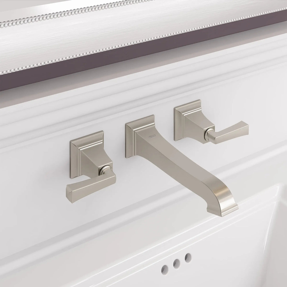 American Standard Town Square S 2-Handle Wall Mount Faucet 1.2 gpm/4.5 L/min With Lever Handles - details