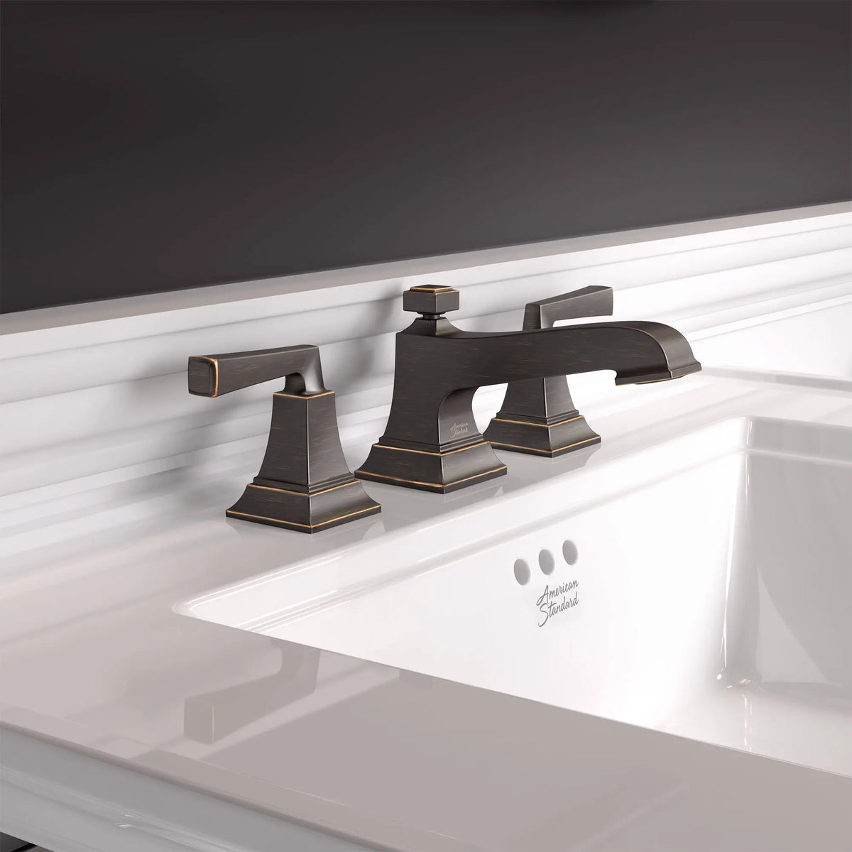 American Standard Town Square S 8-Inch Widespread 2-Handle Bathroom Faucet 1.2 gpm/4.5 L/min With Lever Handles - details