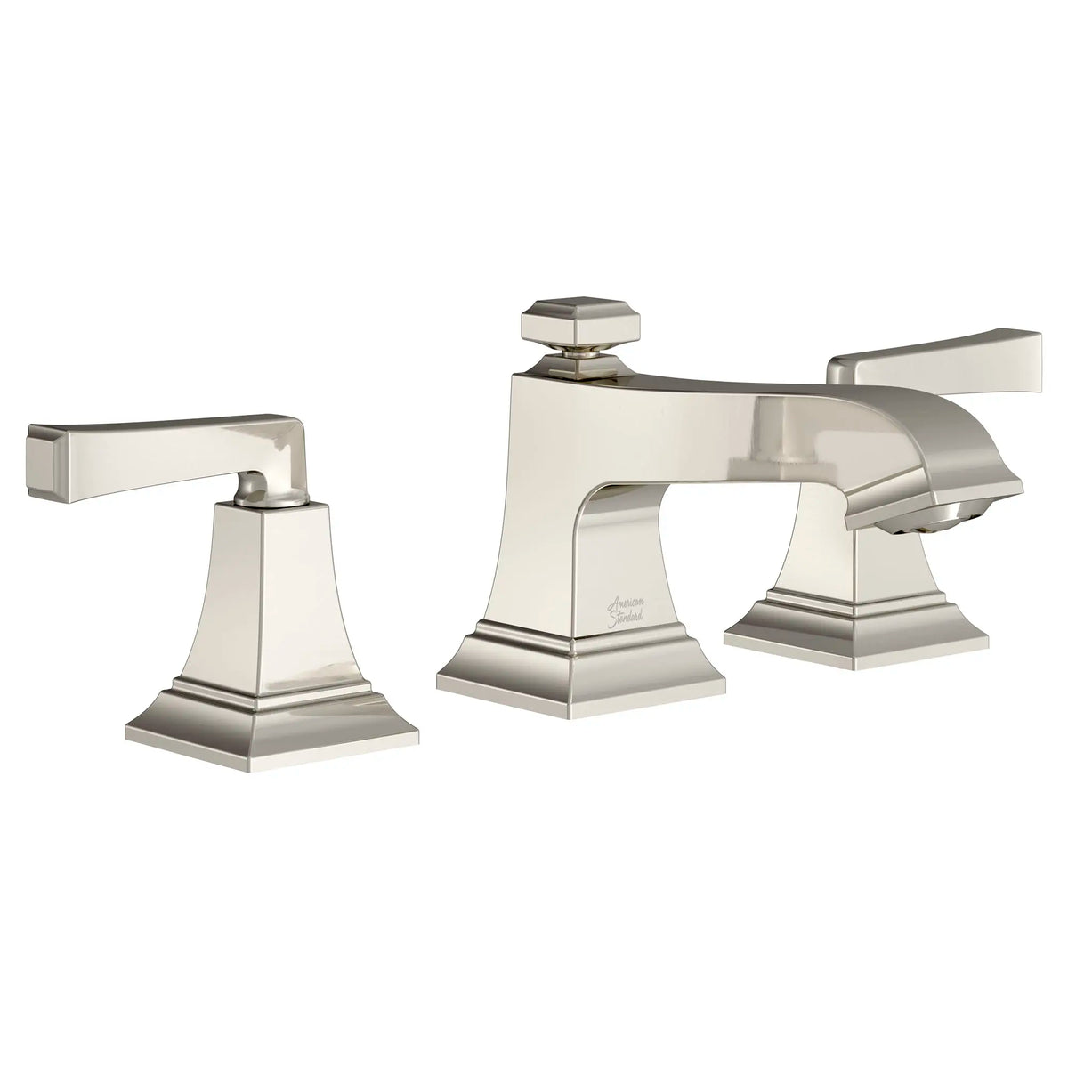 American Standard Town Square S 8-Inch Widespread 2-Handle Bathroom Faucet 1.2 gpm/4.5 L/min With Lever Handles - Polished Nickel