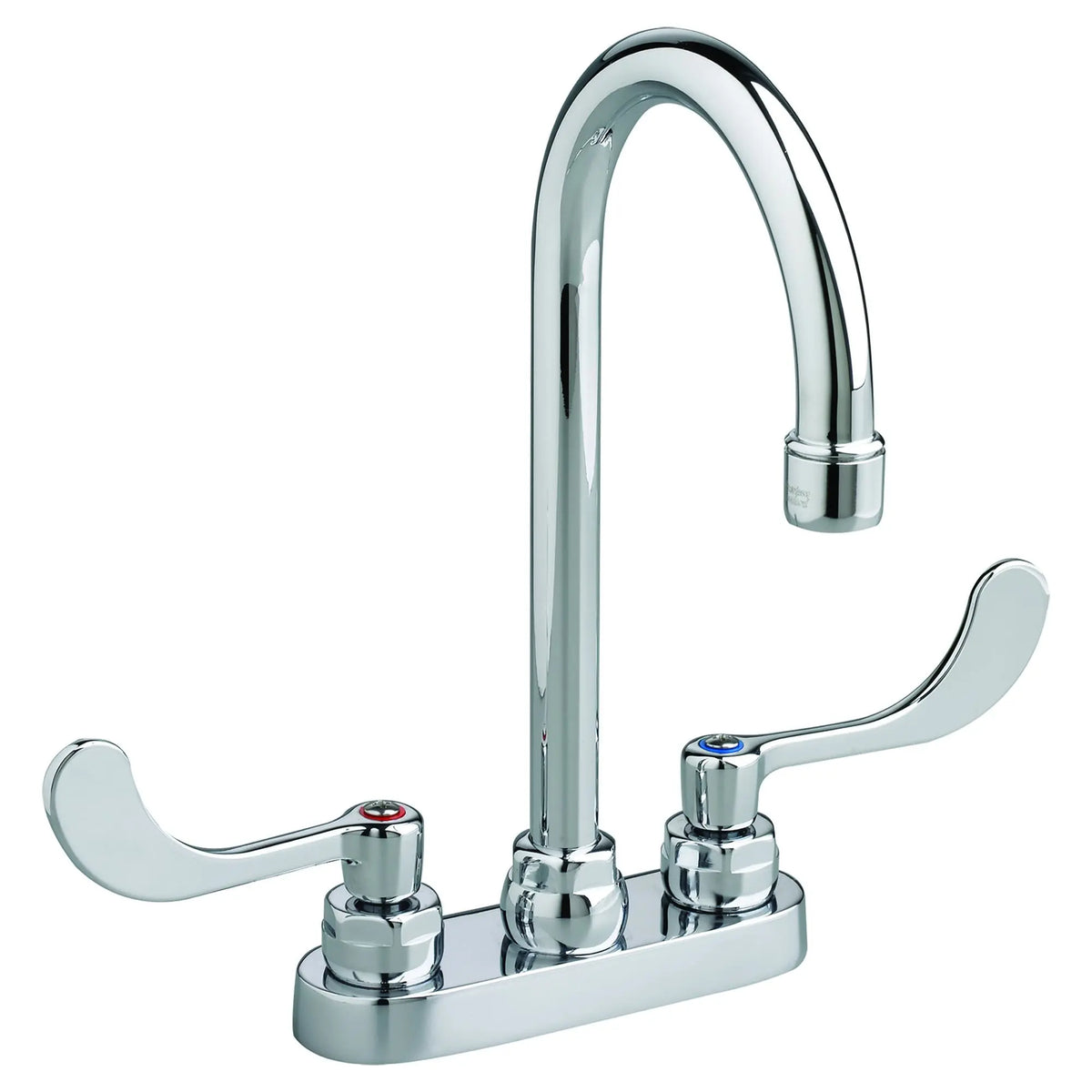American Standard Monterrey 4-Inch Centerset Gooseneck Faucet With Wrist Blade Handles 1.5 gpm/5.7 Lpm - Polished Chrome