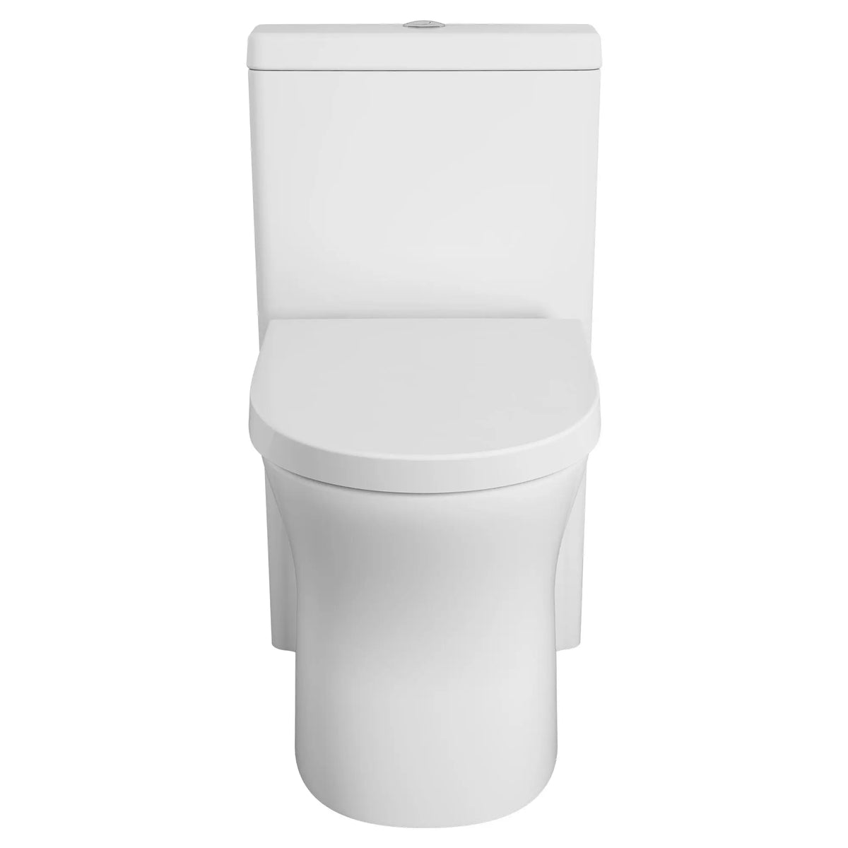 American Standard Cosette One-Piece Dual Flush 1.28 gpf/4.8 Lpf and 0.92 gpf/3.5 Lpf Standard Height Elongated Complete Toilet With Seat - White