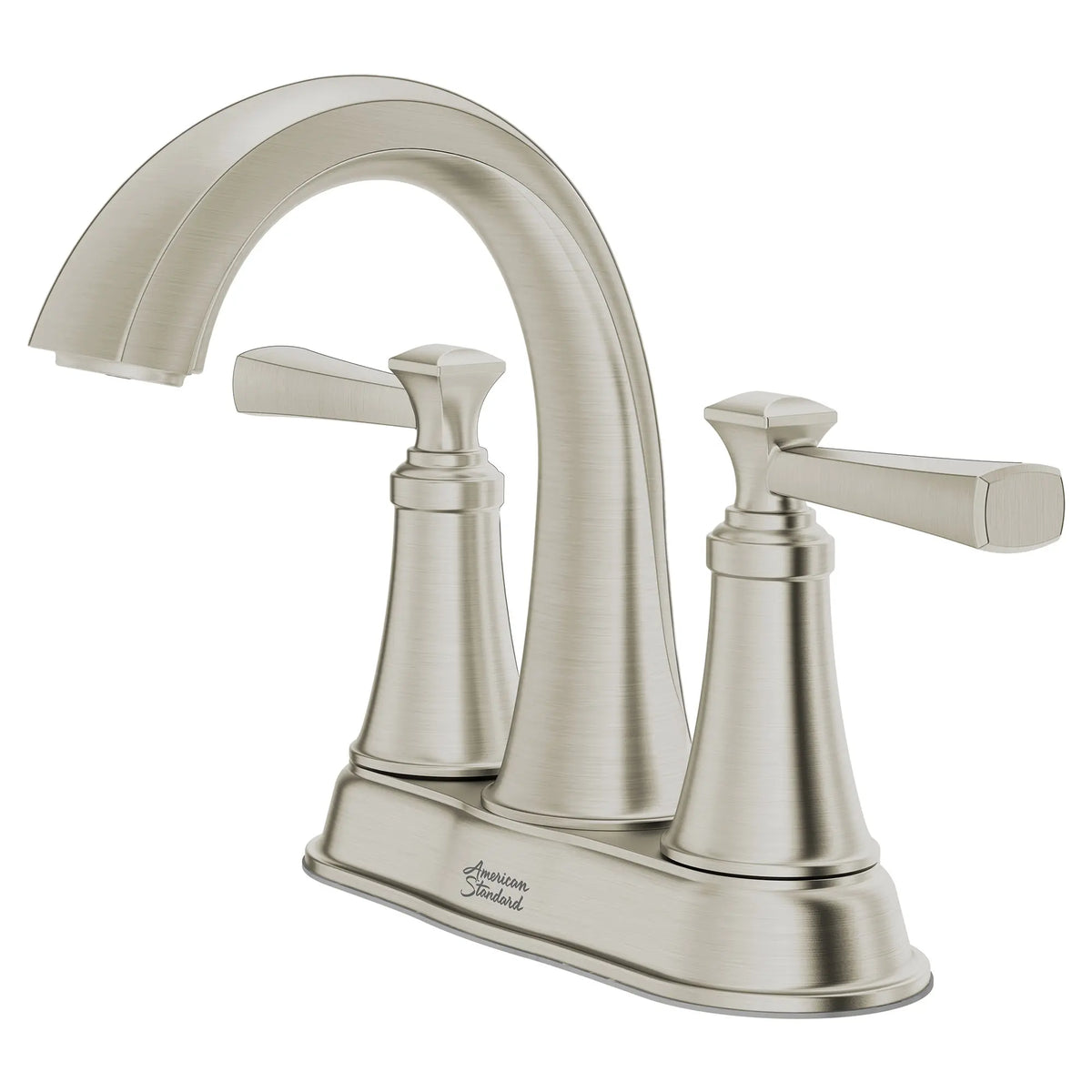 American Standard Glenmere 4-Inch Centerset 2-Handle Bathroom Faucet 1.2 gpm/4.5 L/min With Lever Handles - Brushed Nickel