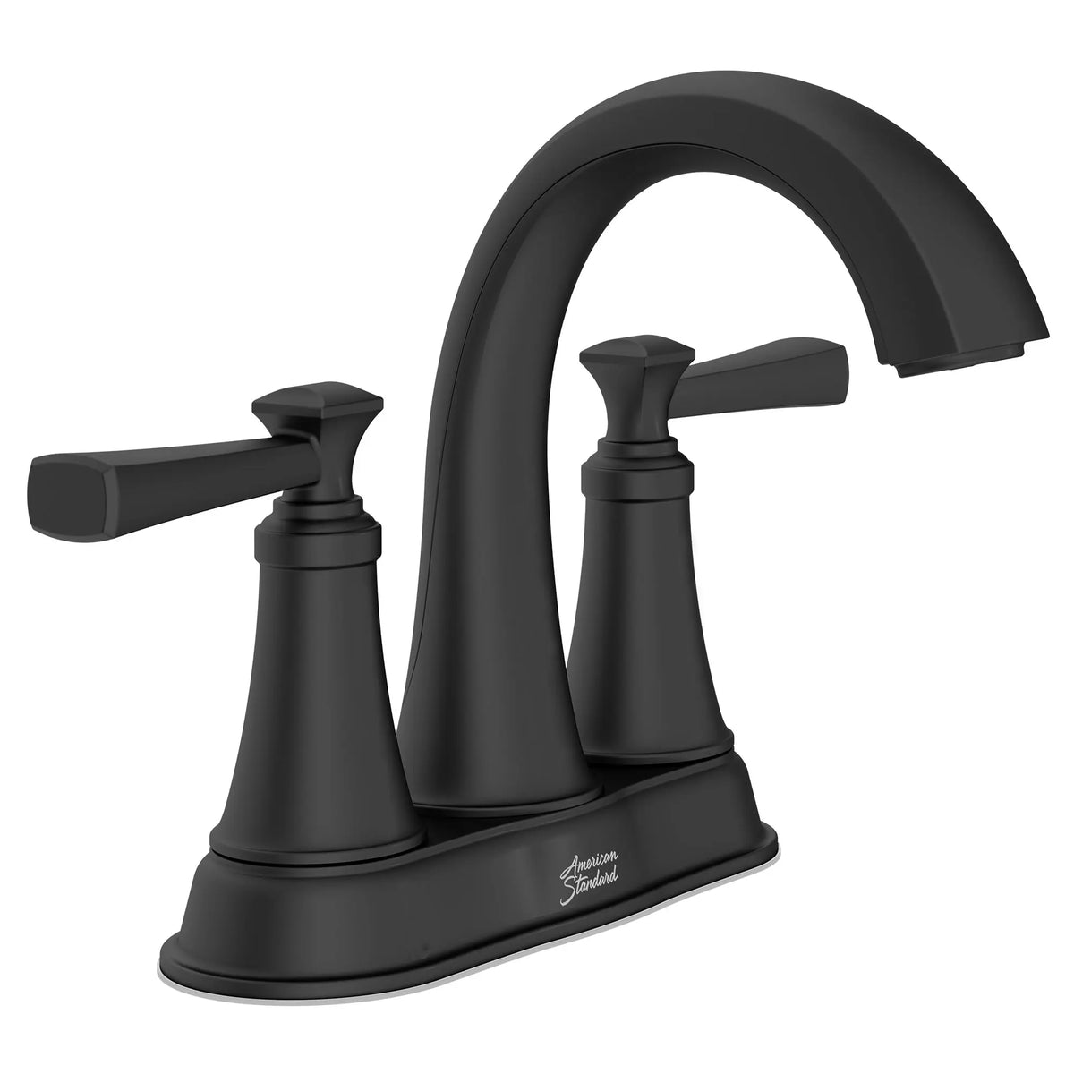 American Standard Glenmere 4-Inch Centerset 2-Handle Bathroom Faucet 1.2 gpm/4.5 L/min With Lever Handles - Matte Black