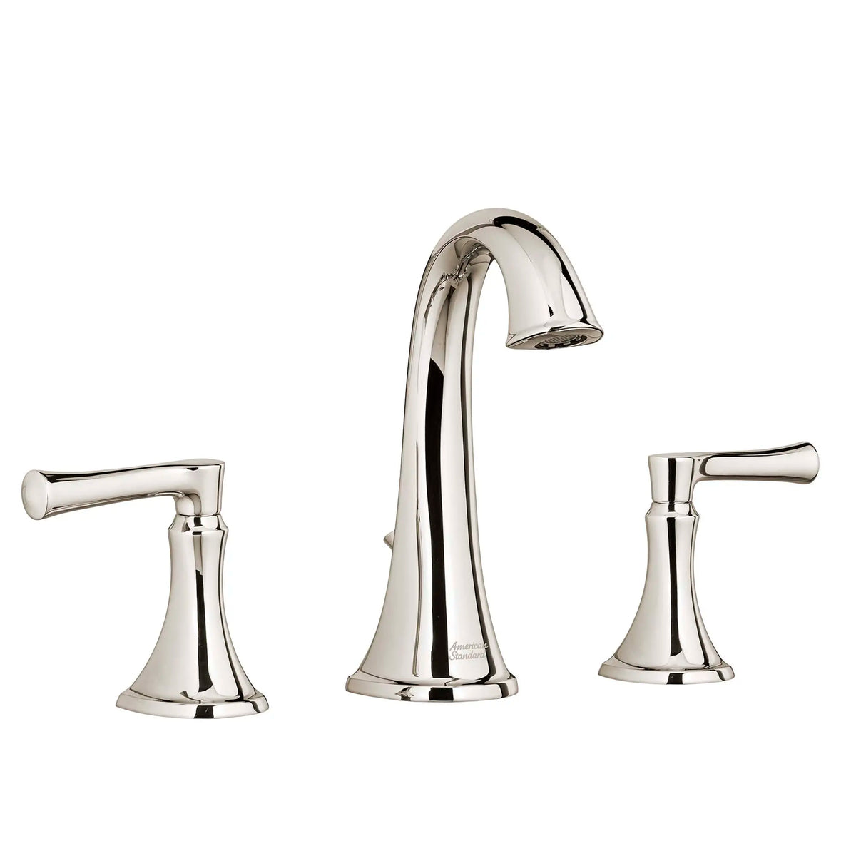 American Standard Estate 8-Inch Widespread 2-Handle Bathroom Faucet 1.2 gmp/4.5 L/min With Lever Handles - Polished Nickel
