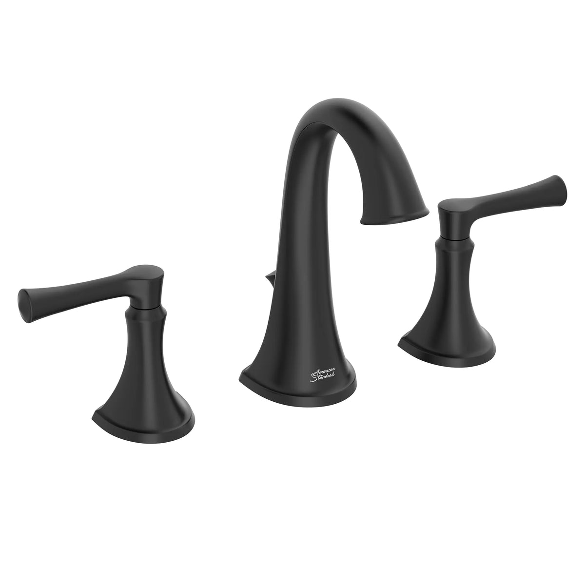 American Standard Estate 8-Inch Widespread 2-Handle Bathroom Faucet 1.2 gmp/4.5 L/min With Lever Handles - Matte Black