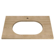 American Standard Studio S Above Counter Sink Top with Center Hole Only - Ash