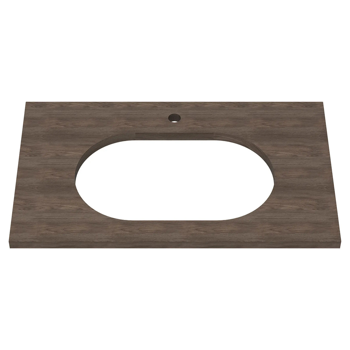 American Standard Studio S Above Counter Sink Top with Center Hole Only - Walnut