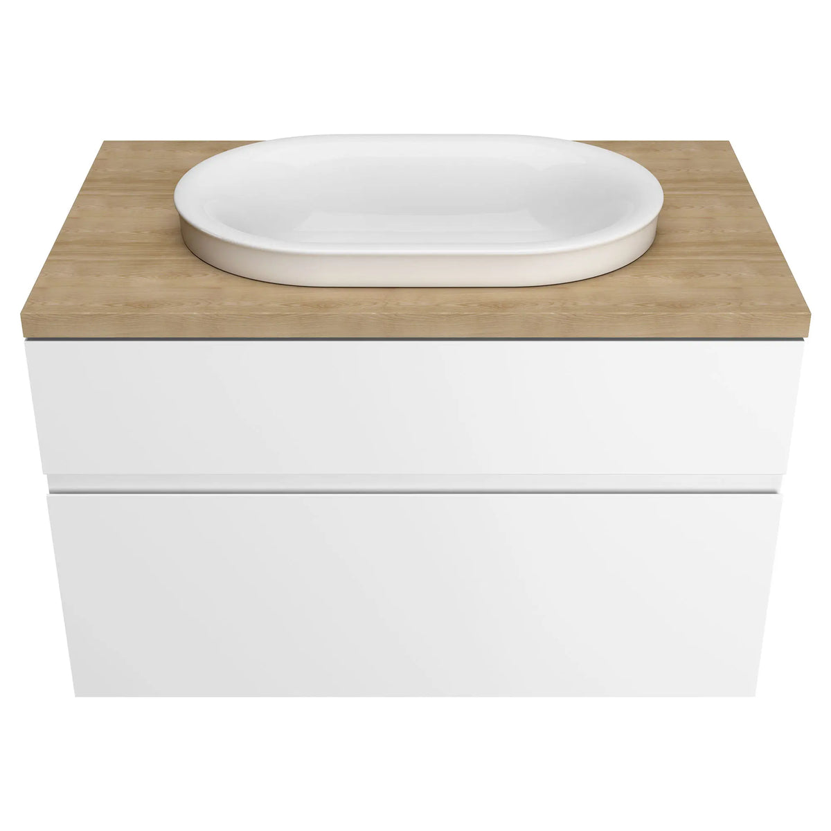 American Standard Studio S Above Counter Sink Top with Center Hole Only - details