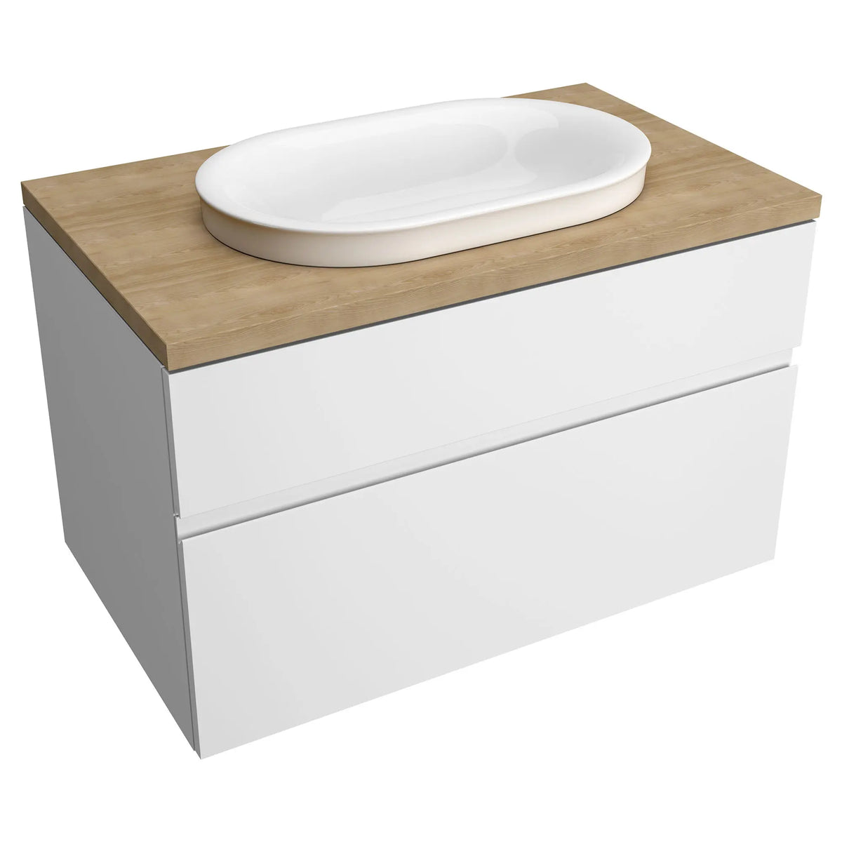 American Standard Studio S Above Counter Sink Top with Center Hole Only - details