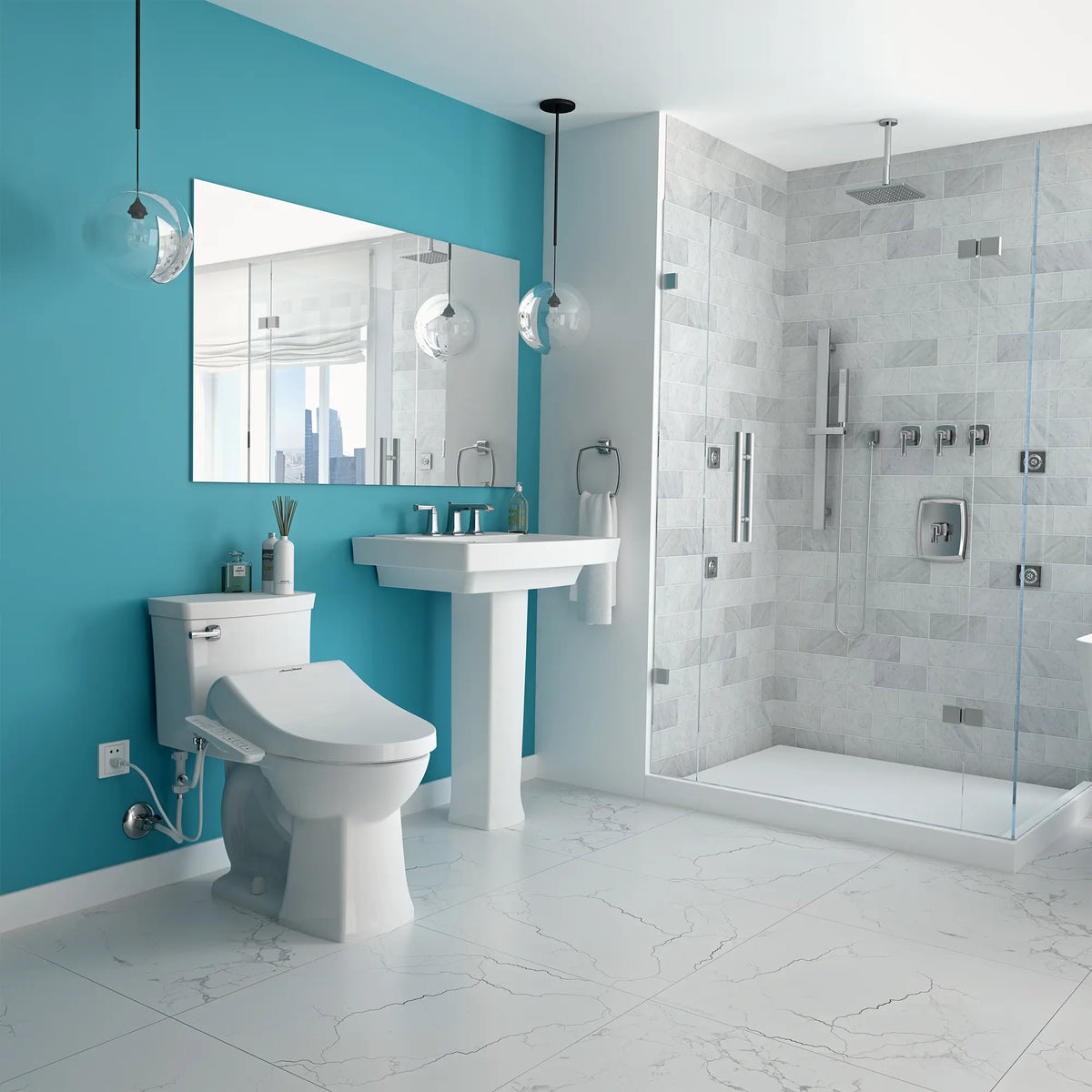 American Standard Advanced Clean 1.0 Electric SpaLet Bidet Seat With Side Panel Operation - product view