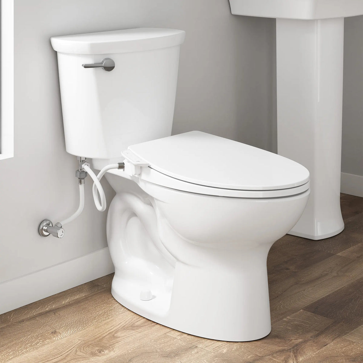 American Standard AquaWash Essentials Non-Electric SpaLet Bidet Seat With Manual Operation - details