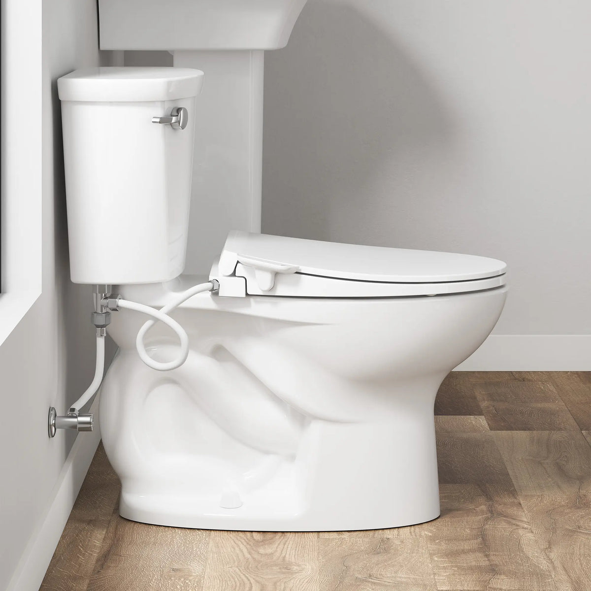 American Standard AquaWash Essentials Non-Electric SpaLet Bidet Seat With Manual Operation - details