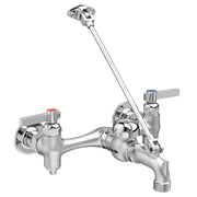 American Standard Top Brace Wall-Mount Service Sink Faucet with 6-Inch Vacuum Breaker Spout - Rough Chrome